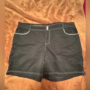 Women's Black Swim cover up shorts